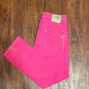 Volcom Women's Boot Cut Jeans in Vibrant Pink